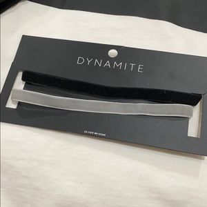 Dynamite Velvet chokers